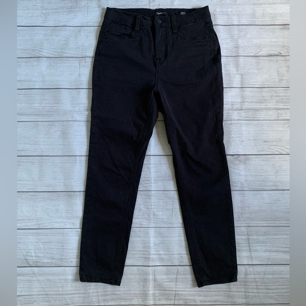 Nordstrom Supplies Classic Cheeky Curve Fit Black Women's Jeans 8P